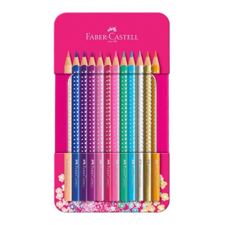  Faber-Castell моливи Sparkle - комплект 12 части