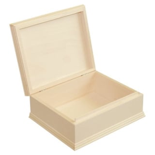 Дървена кутия за бижута за дообработка