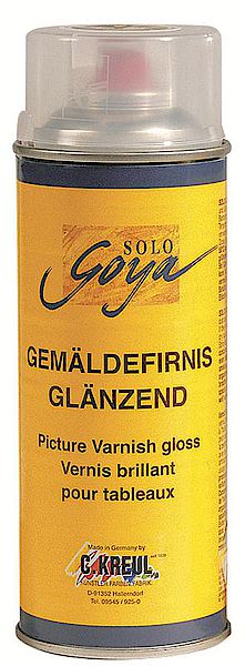 Завършен лак в спрей Solo Goya 400 ml - гланц