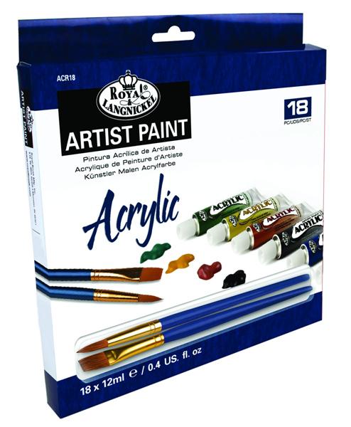 Акрилни бои ARTIST Paint 18x12ml 