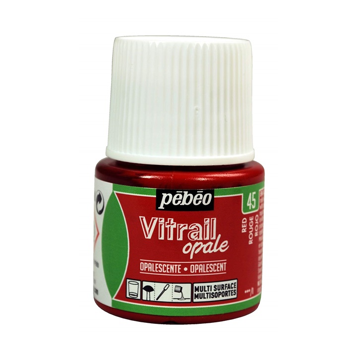 Боя за стъкло Pebeo Vitrail Opale 45 ml