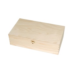 Дървена кутия за две вина 35x20x9.8 cm