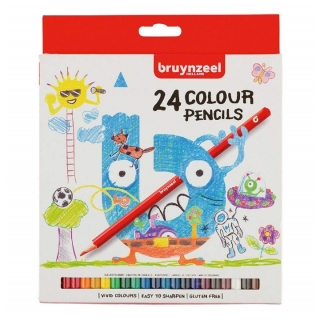 Моливи за деца Bruynzeel Holland - 24 броя