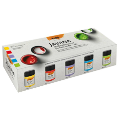 Комплект бои за светъл текстил JAVANA 5x50 ml