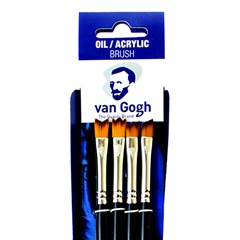 Комплект четки за рисуване Talens Van Gogh 302/303/304/305