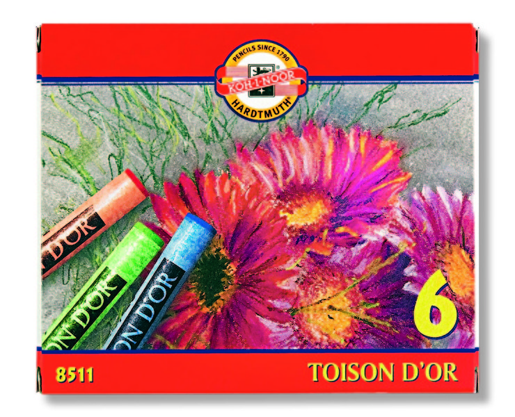 Комплект сухи пастели Toison D OR Koh-i-noor 6-бр