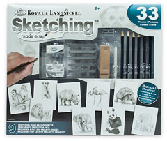 Комплект за скициране Royal & Langnickel AME110 - 33 парчета
