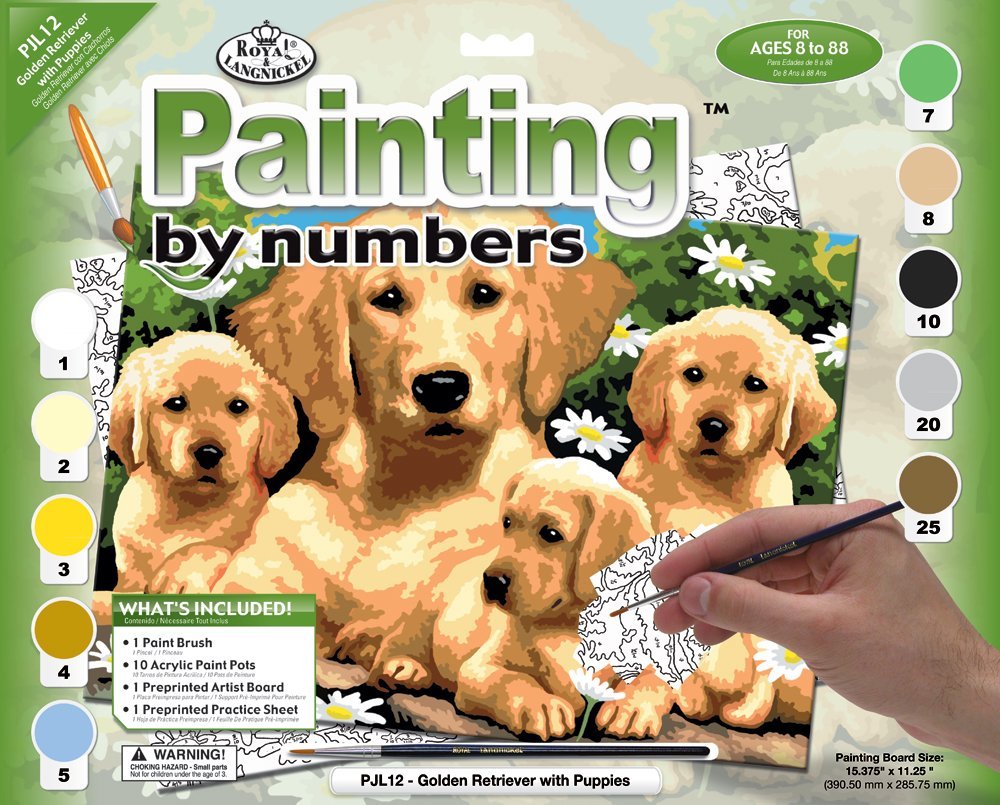 Креативен комплект за рисуване A3 - кучета
