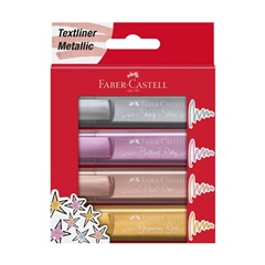 Металик маркери Faber-Castell 4 броя