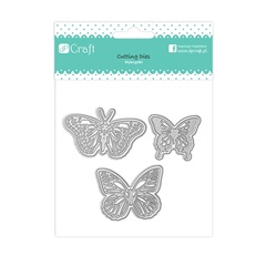 Шаблон за рязане DP Craft Butterfly Carnival - комплект от 3 броя