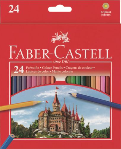 Цветни моливи Castell комплект - 24 цвята