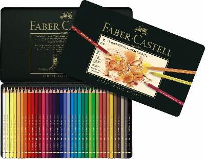 Цветни моливи Polychromos комплект - 36 броя - метална кутия