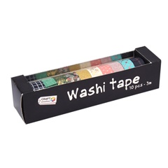 Washi лента Craft Sensations - 10 броя